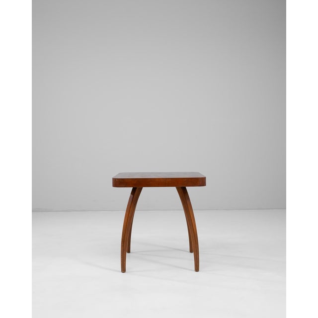 1960s Czech Walnut Spider Table By J. Halabala For Sale - Image 16 of 18