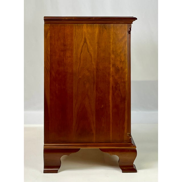 1990s 1990s Waterford Furniture Makers Solid Cherry Bachelor’s Chest For Sale - Image 5 of 18