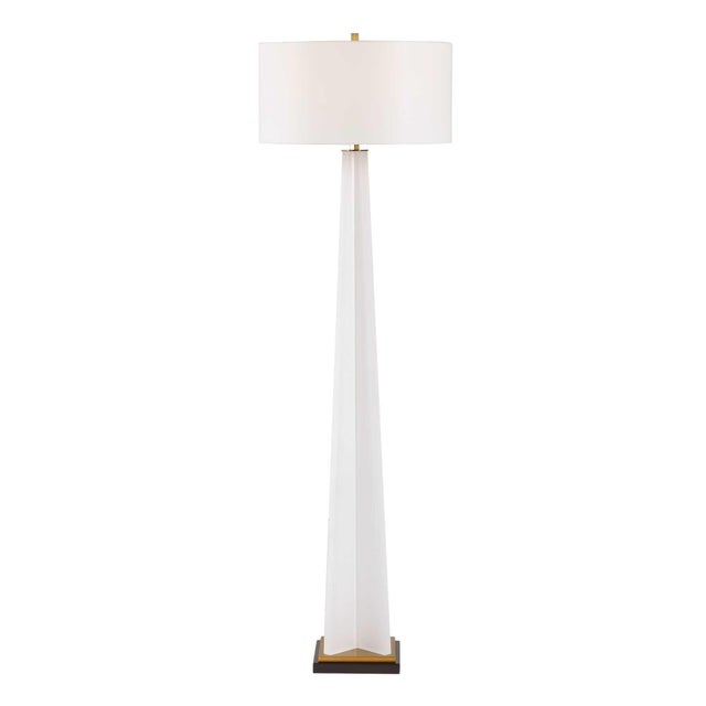 Metal Rosin White Floor Lamp For Sale - Image 7 of 10