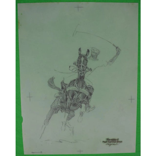 Art Sz: 12"H x 10"W Provenance: The Estate of Paul Desmond Brown