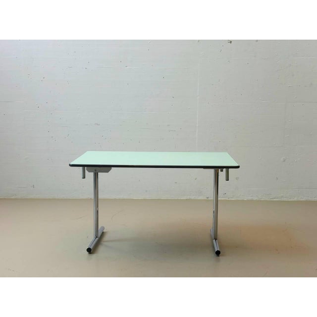 Turquoise Kelko Folding Table, 1980s For Sale - Image 4 of 10