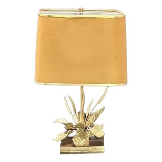 Vintage Lamp in Bronze and Brass, 1970s For Sale