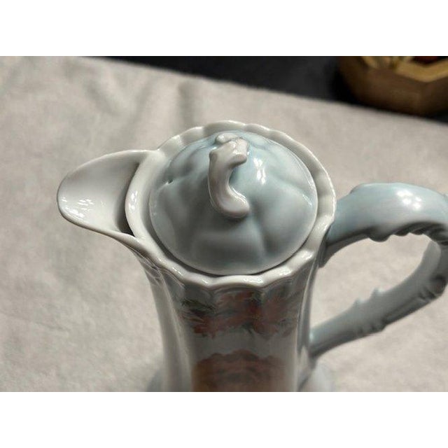 Ceramic Yorkshire Terrier Hand-Painted Porcelain Chocolate Pot-Best of Breed Award For Sale - Image 7 of 8