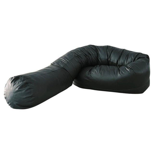 Textile Sausage Sofa in Fabric Upholstery by Willo Perron for Ettore Sottsass For Sale - Image 7 of 7