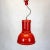 Industrial Industrial Red Lamp by Roberto Menghi for Fontana Arte, 1970s For Sale - Image 3 of 13