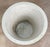 Cream Mid-Century Atomic Cream & Gold Fiberglass Planter W/ Tripod Stand For Sale - Image 8 of 9