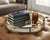 AERIN Large 18" Round Heavy Mirrored Tray W/Gold Gallery Edge - For Serving, Vanity or Ottoman - Palm Beach Regency, Grandmillennial, Modern Luxe - See Pics For Sale - Image 4 of 8