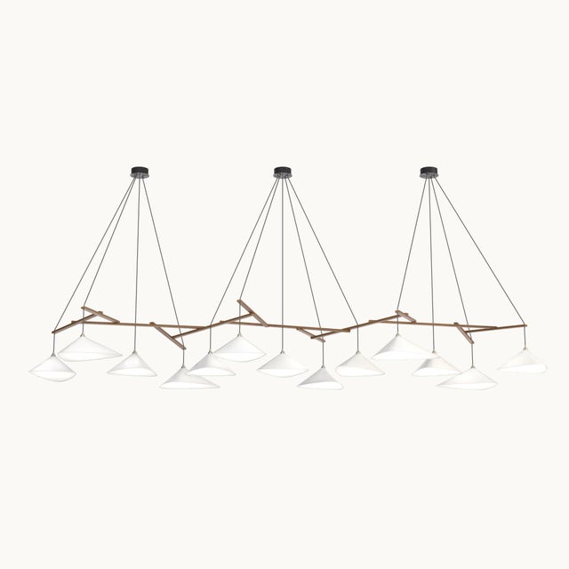 Wood Emily Hanging Lamp from Moss For Sale - Image 7 of 13