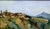 20th Century, View of a Village and Aqueduct in the Roman Countryside, 1920s, Oil Painting on Masonite, Framed For Sale - Image 3 of 12