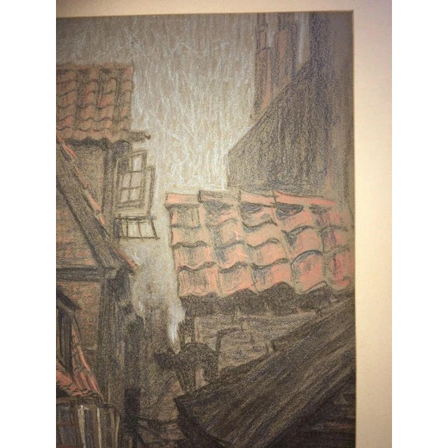 Jean-Paul Barray Paul Helms, Old Hamburg, 1908, Pastel For Sale - Image 4 of 13