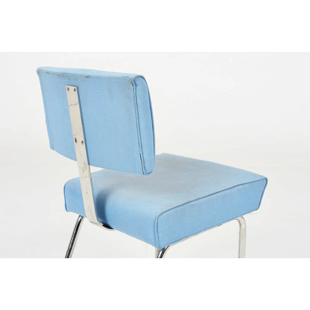 Blue Richard Neutra 'Tremaine' Side Chair Manufactured by Vs For Sale - Image 8 of 8