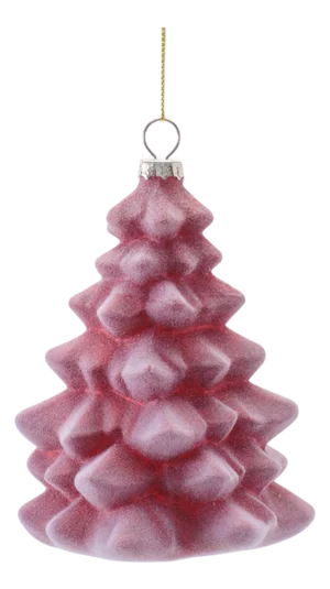 Glass Tree Ornaments (Set of 6)