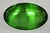 Vintage Wallace 9100 Modern Green Enamel Silver Plated Oval Serving Fruit Bowl For Sale In Philadelphia - Image 6 of 9