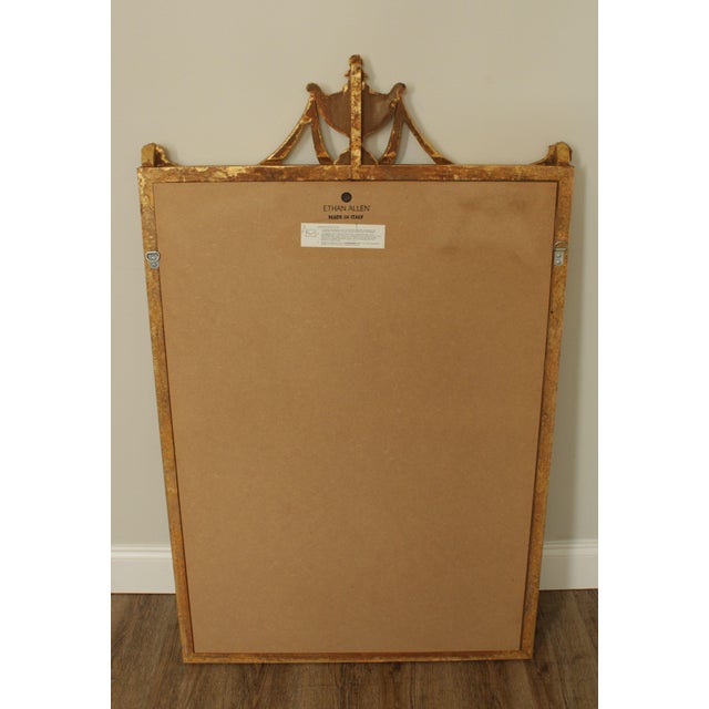 Ethan Allen Style Giltwood Beveled Mirror Chairish