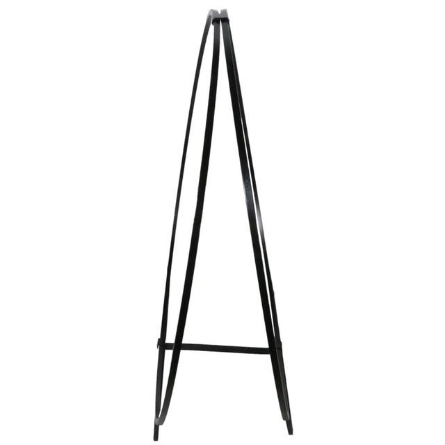 Metal Large Wrought Iron Mid Century Log Holder C 1950/1970's For Sale - Image 7 of 11