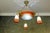 Empire French Red and White Glass and Bronze Chandelier, 1925 For Sale - Image 4 of 18