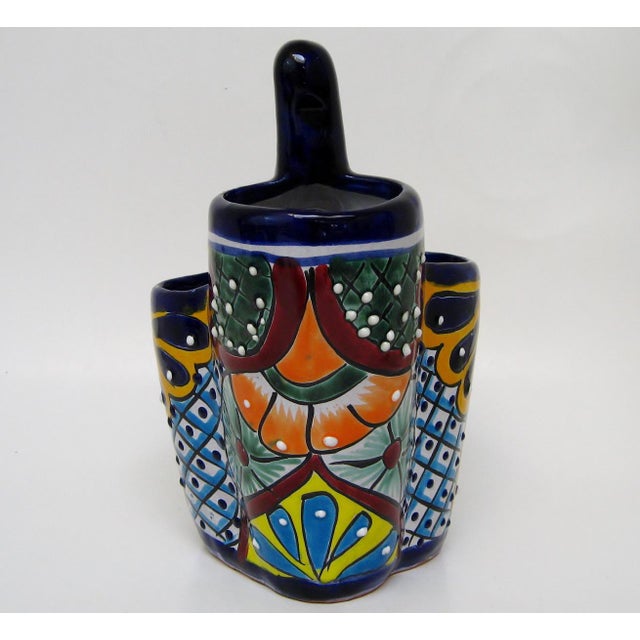 Mexican Ceramic Utensils Holder Chairish