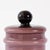 1960s Vintage Portuguese Purple Opaline Glass Jar with Lid, 1960s For Sale - Image 5 of 12