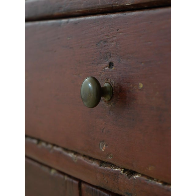 Antique Mid 19th Century Primitive Corner Cabinet For Sale - Image 9 of 18