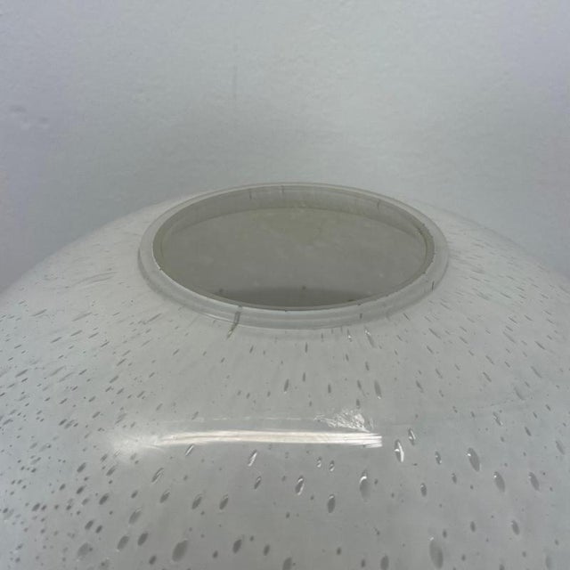 Large Glass UFO Table Light from Glashütte Limburg, Germany, 1970s For Sale - Image 9 of 18