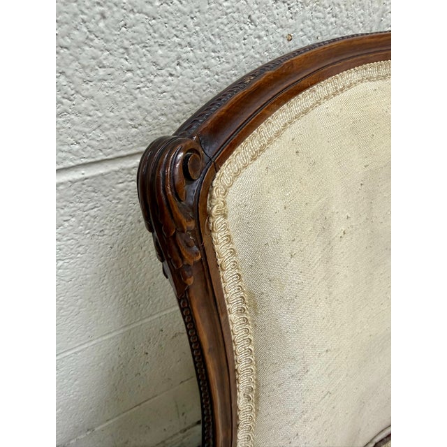 Antique French Louis XVI Style Equestrian Bergere Armchair For Sale In Kansas City - Image 6 of 9