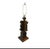 Rustic Southwestern Style Wood Lamp For Sale - Image 3 of 4