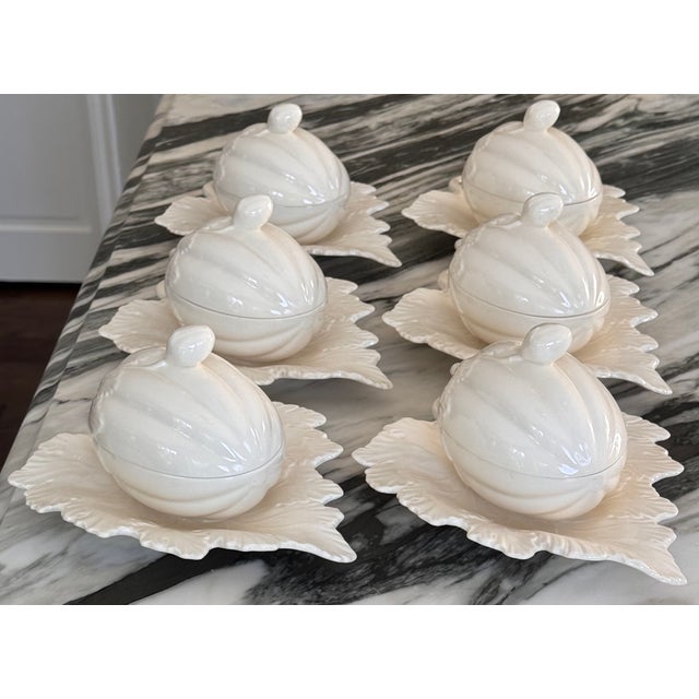 Wedgwood Etruria Dysart Pattern Individual Autumn Soup Tureens - Set of 6 For Sale - Image 16 of 17