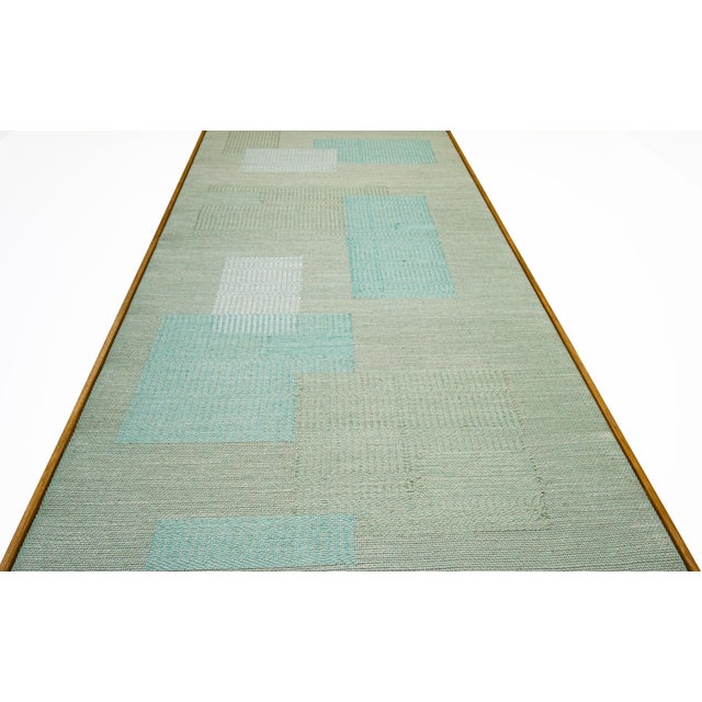 Green Spigolatura 96 ​​Handwoven Wall Art by Susanna Costantini For Sale - Image 8 of 12