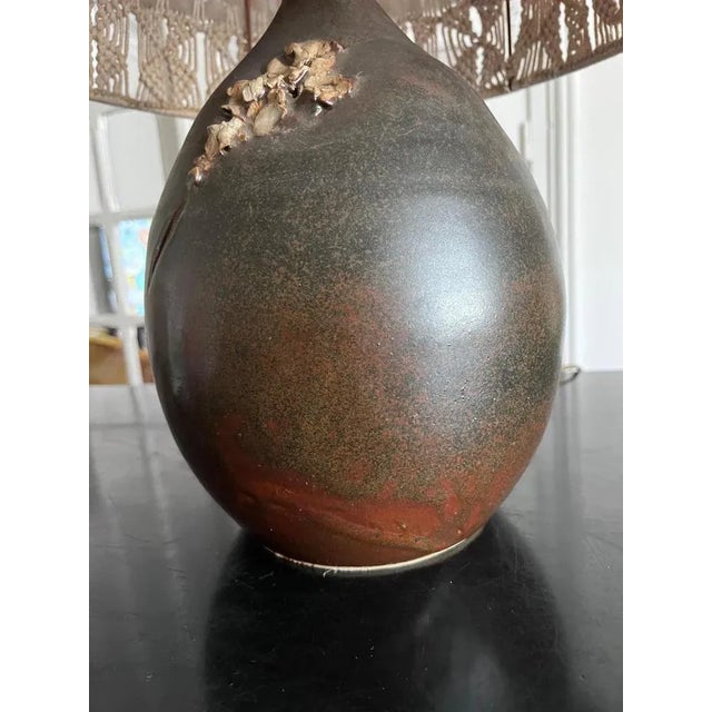 Large Brutalist Table Lamp For Sale - Image 6 of 12