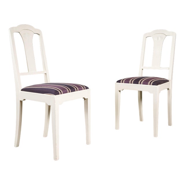 Art Nouveau Chairs, Early 20th Century, Set of 2 For Sale