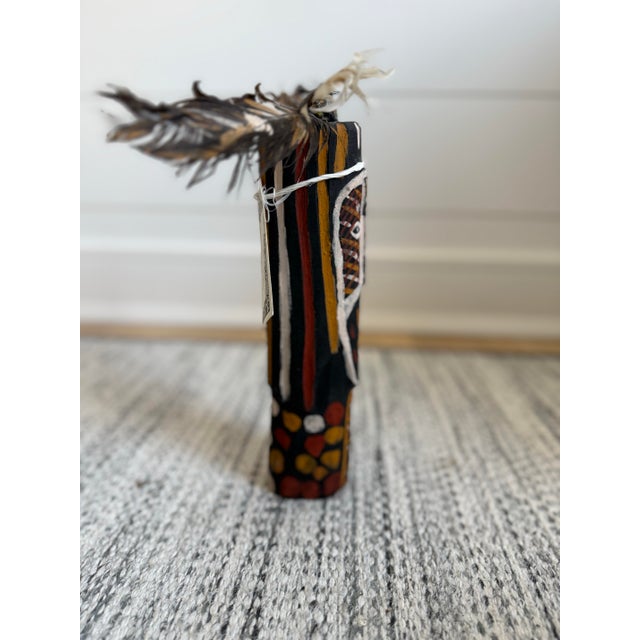 Late 20th Century Late 20th Century Vintage Aboriginal Totem by Samuel Poantimului For Sale - Image 5 of 11