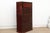 Metal Antique Painted Japanese Chest on Chest Tansu For Sale - Image 7 of 12