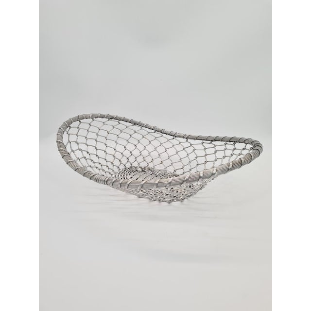 Modernist French Aluminum Fruit Basket, 1960s For Sale - Image 4 of 12
