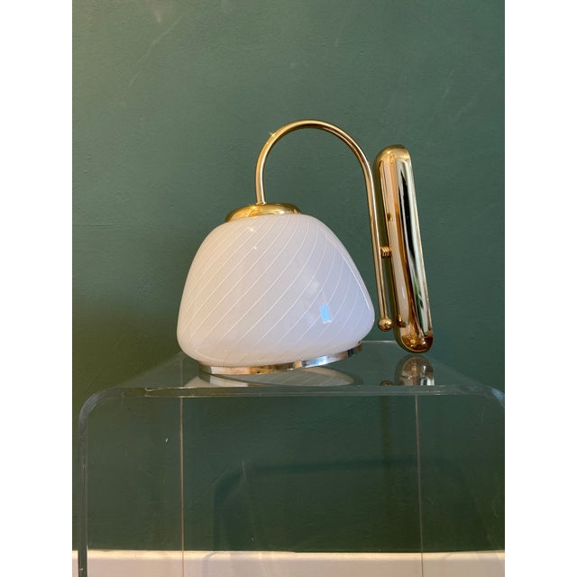 Metal Vintage Murano Glass Wall Lights from Millefiori, 1970s, Set of 2 For Sale - Image 7 of 18