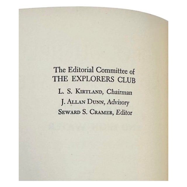 Paper Signed the Explorers Club Through Hell and Highwater 1941 Book For Sale - Image 7 of 18