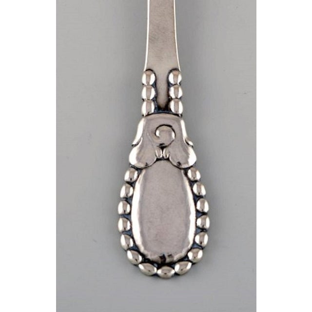 Evald Nielsen Number 13 Serving Spade in Hammered Silver 830, 1922 For Sale - Image 3 of 5