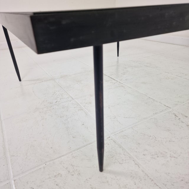G4A Coffee Table in Steel and Glass from Janni van Pelt, Netherlands, 1958 For Sale - Image 13 of 17