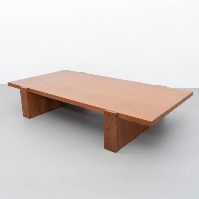 Solid Oak Low Table from Dada Est. For Sale - Image 13 of 14
