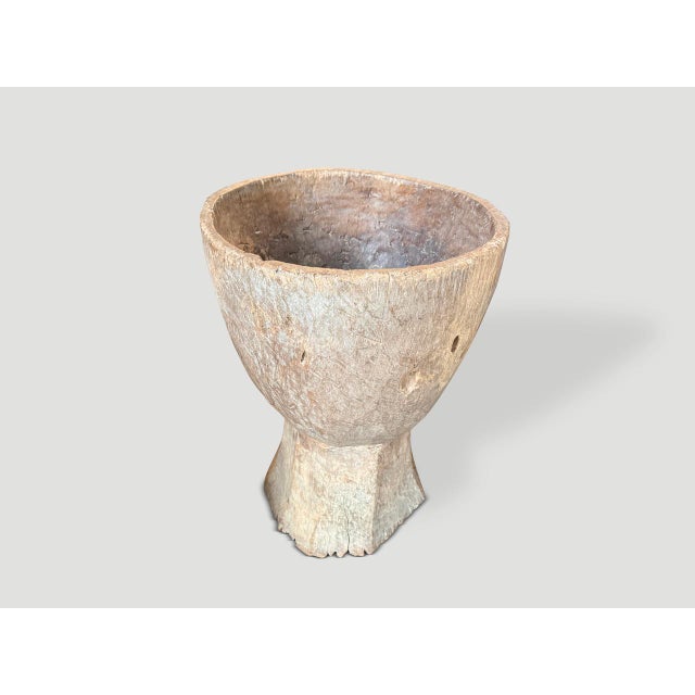 Large 19th Century Wooden Mortar For Sale - Image 12 of 18