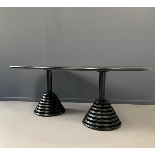 1980s Post Modern Desk In The Style Of Ettore Sottsass Chairish