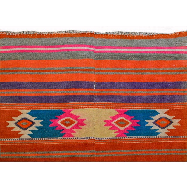 Mexican Late 20th Century Mexican Kilim Rug For Sale - Image 3 of 10