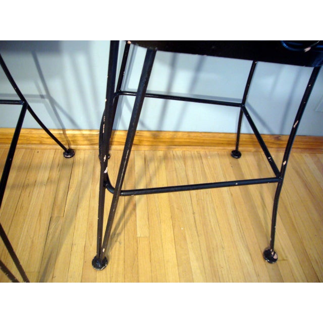 1960s Woodard Chantilly Rose Pair of Barstool Chairs For Sale In Chicago - Image 6 of 11