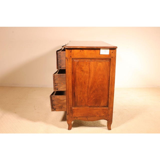 Antique French Walnut Chest of Drawers, 1700s For Sale - Image 6 of 9
