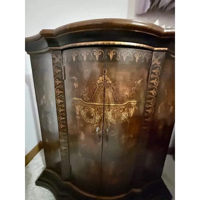 Unlock timeless beauty with a touch of gold—this black Bombay chest blends artistic flair and generous storage in one...