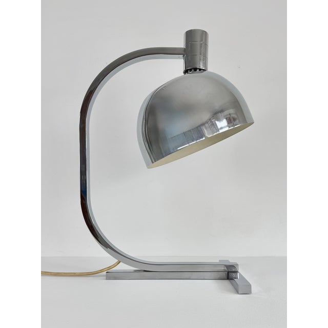 Silver Am/As Lamp in Chromed Brass by Franco Albini, Italy, 1960s For Sale - Image 8 of 13