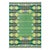 Doris Leslie Blau Vintage Swedish Rug in Lush Greens and Geometric Patterns For Sale
