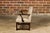 Brown English 1900s Wooden Child's Chair with Serpentine Arms and Custom Upholstery For Sale - Image 8 of 12