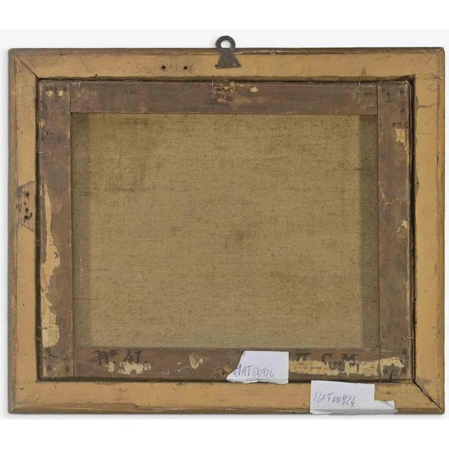 Duomo of Milan with Peasants, Oil Painting, 18th Century, Framed For Sale - Image 4 of 5