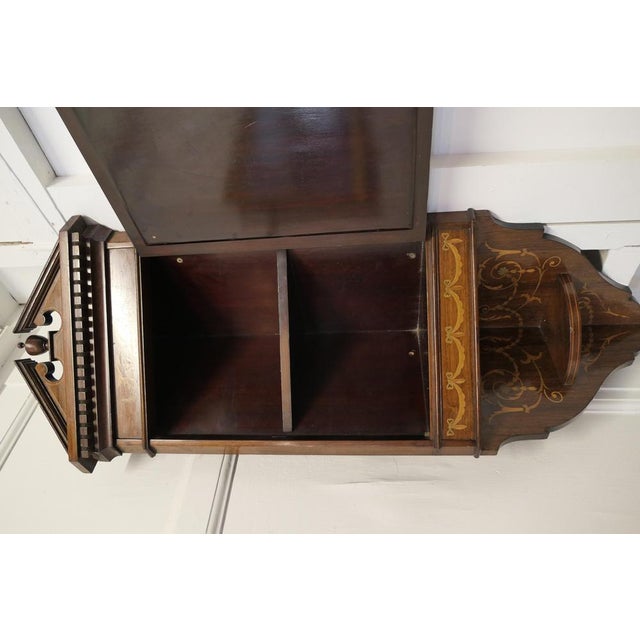 Edwardian Inlaid Corner Cupboard, 1900 For Sale - Image 6 of 8