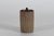 Cylinder shaped lidded jar no. 117 in grooved style by the Danish ceramist Arne Bang (1901-1983) Made at his own studio of...